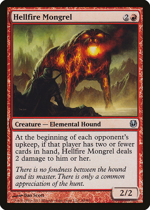 Hellfire Mongrel highlighted card art