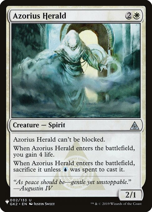 Azorius Herald highlighted card art