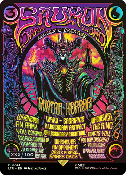 Sauron, the Dark Lord highlighted card art