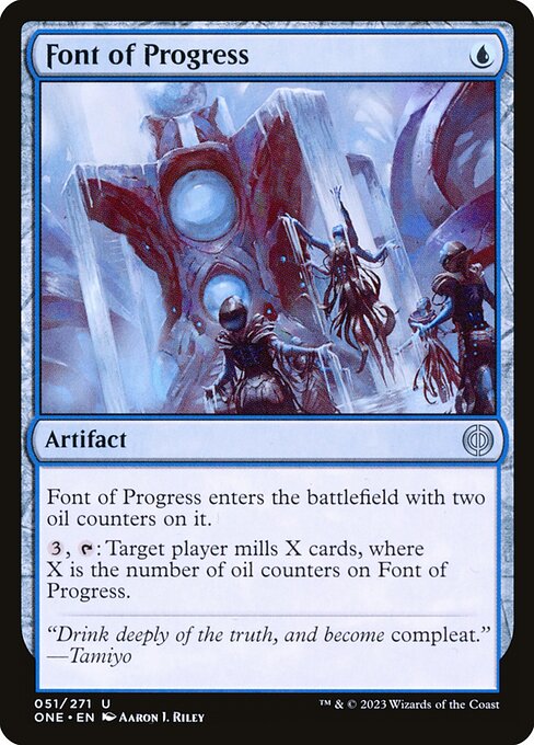 Font of Progress highlighted card art