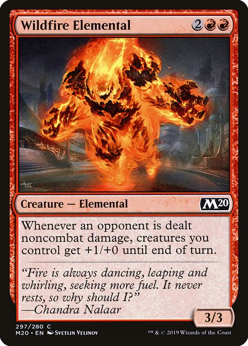 Wildfire Elemental from Core Set 2020
