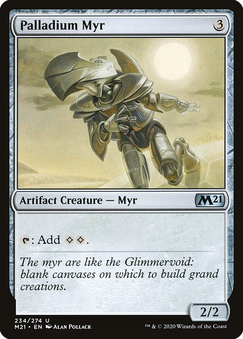 Palladium Myr from Core Set 2021