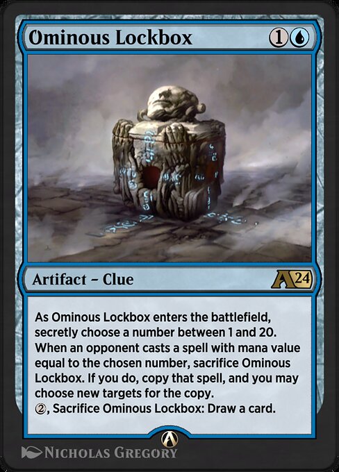 Ominous Lockbox highlighted card art