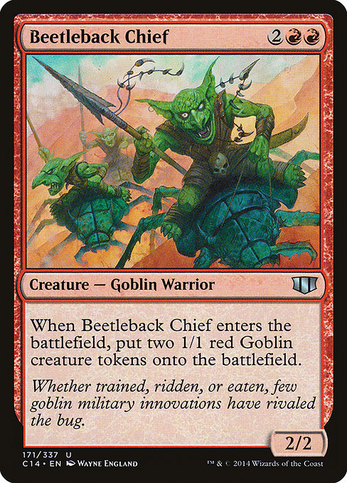 Beetleback Chief from Commander 2014
