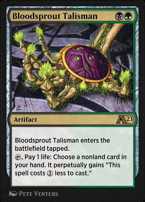 Bloodsprout Talisman highlighted card art