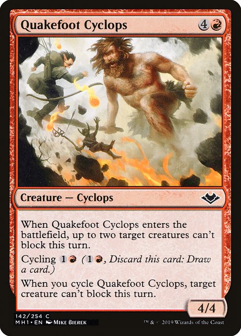 Quakefoot Cyclops from Modern Horizons