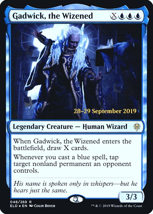 Gadwick, the Wizened from Throne of Eldraine Promos