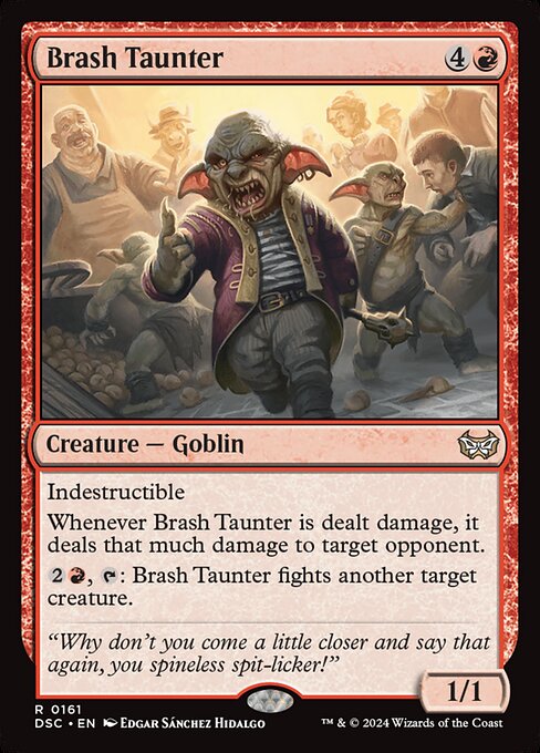 Brash Taunter highlighted card art