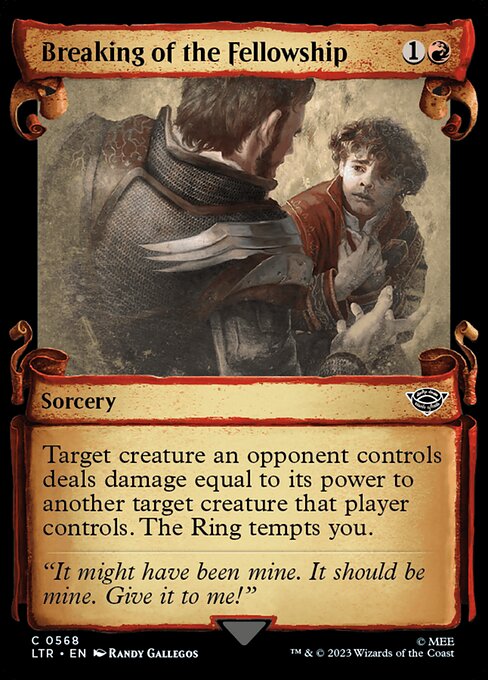 Breaking of the Fellowship highlighted card art