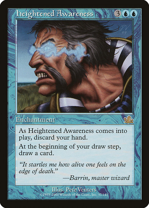 Heightened Awareness highlighted card art