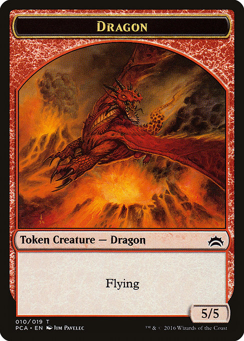 Dragon from Planechase Anthology Tokens