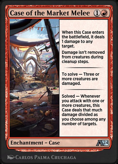 Case of the Market Melee highlighted card art