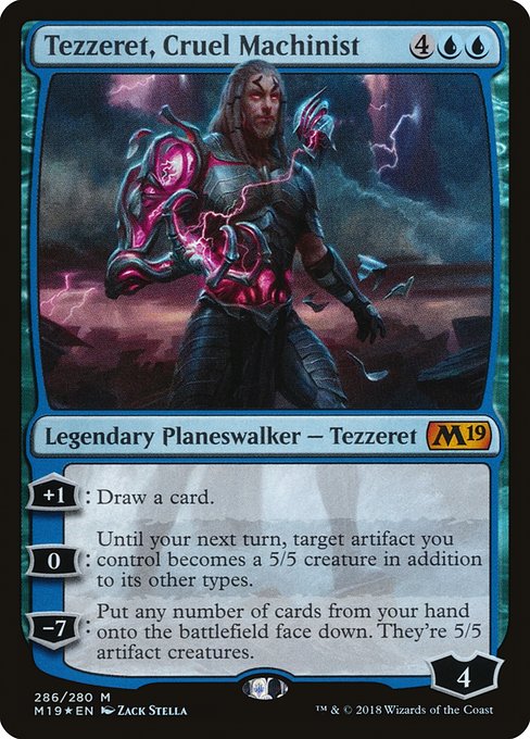 Tezzeret, Cruel Machinist highlighted card art