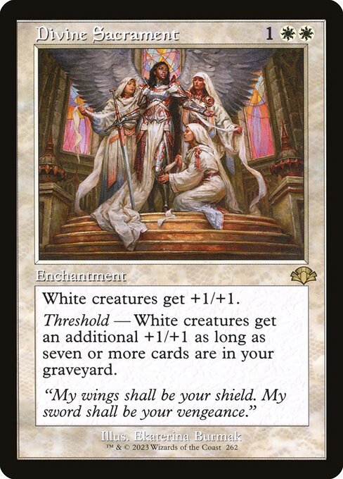 Divine Sacrament highlighted card art