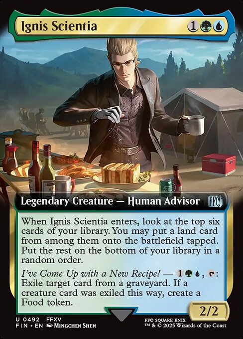 Ignis Scientia highlighted card art