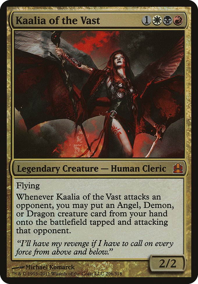 Kaalia of the Vast from Commander 2011 Oversized