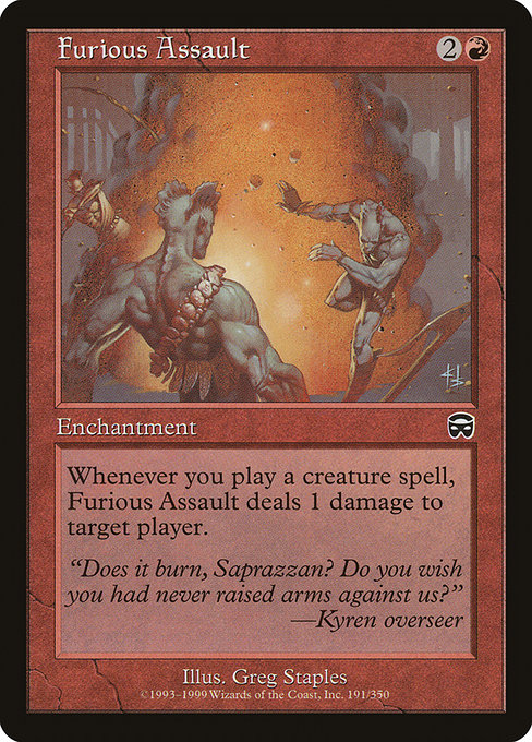 Furious Assault highlighted card art