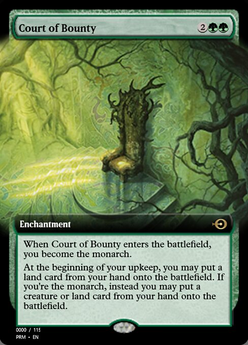 Court of Bounty highlighted card art