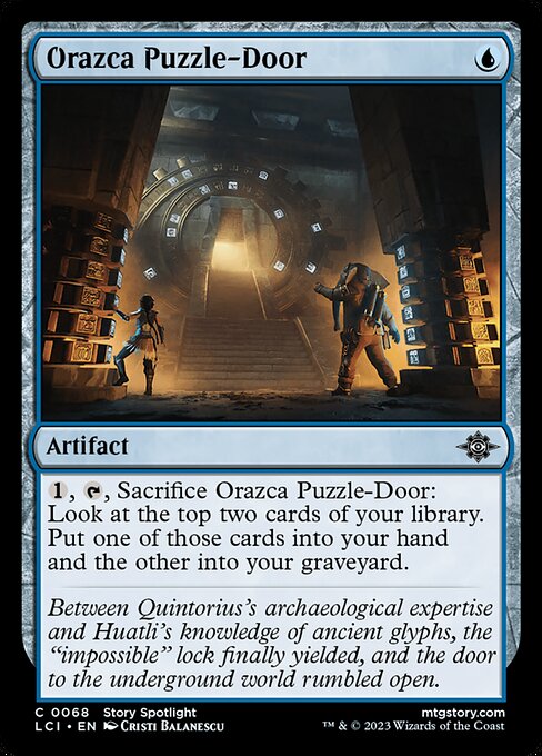 Orazca Puzzle-Door highlighted card art