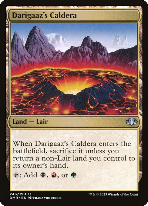 Darigaaz's Caldera highlighted card art