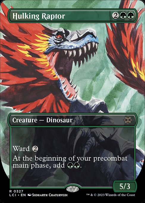 Hulking Raptor from The Lost Caverns of Ixalan