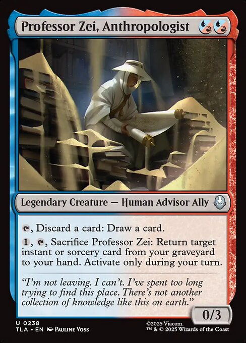 Professor Zei, Anthropologist from Avatar: The Last Airbender