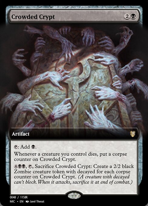 Crowded Crypt highlighted card art
