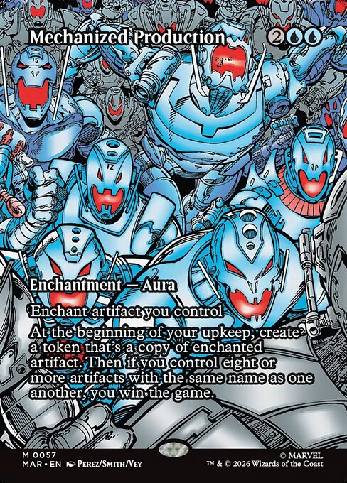 Mechanized Production from Marvel Universe