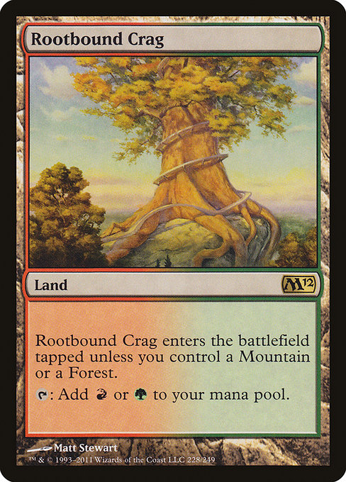 Rootbound Crag from Magic 2012