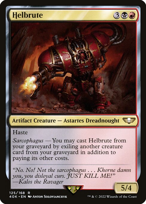 Helbrute highlighted card art