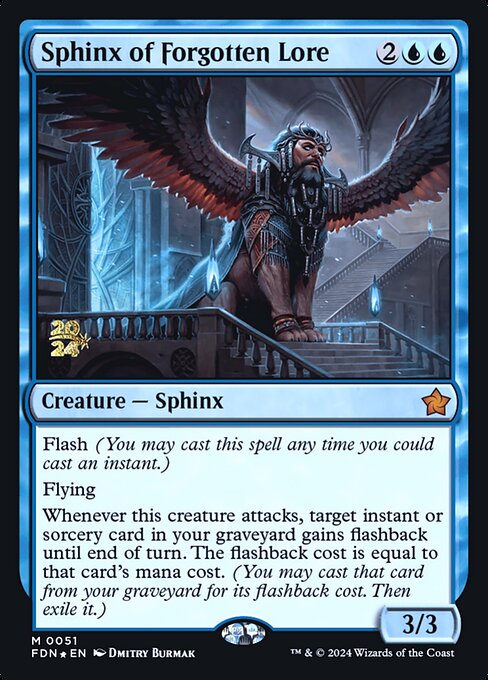 Sphinx of Forgotten Lore from Foundations Promos