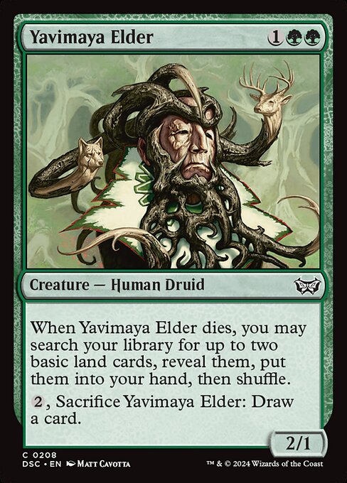 Yavimaya Elder highlighted card art