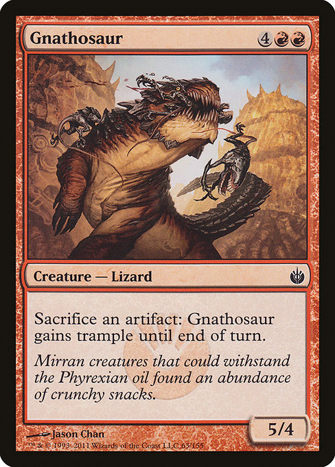 Gnathosaur highlighted card art