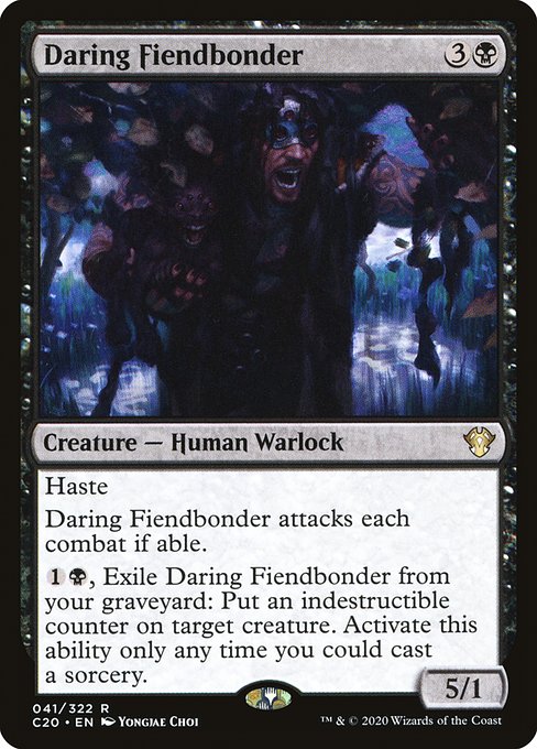 Daring Fiendbonder highlighted card art