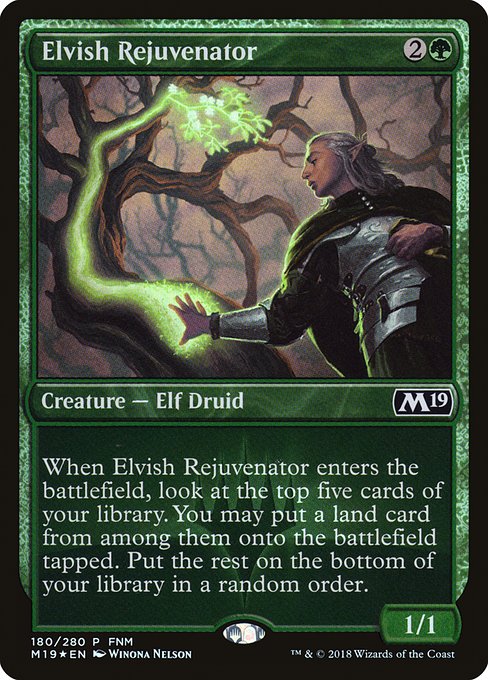 Elvish Rejuvenator from Core Set 2019 Promos