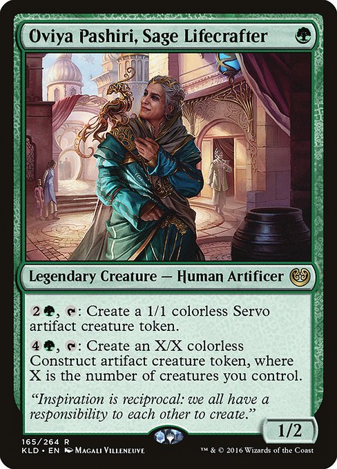 Oviya Pashiri, Sage Lifecrafter from Kaladesh