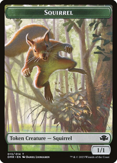 Squirrel from Dominaria Remastered Tokens