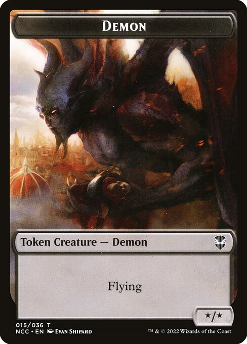Demon from New Capenna Commander Tokens