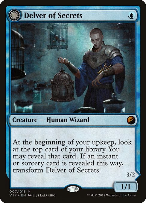 Delver of Secrets // Insectile Aberration from From the Vault: Transform