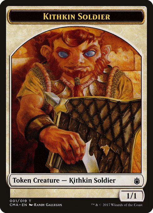 Kithkin Soldier from Commander Anthology Tokens