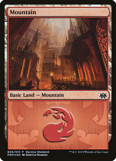 Mountain from RNA Ravnica Weekend