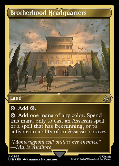 Brotherhood Headquarters highlighted card art