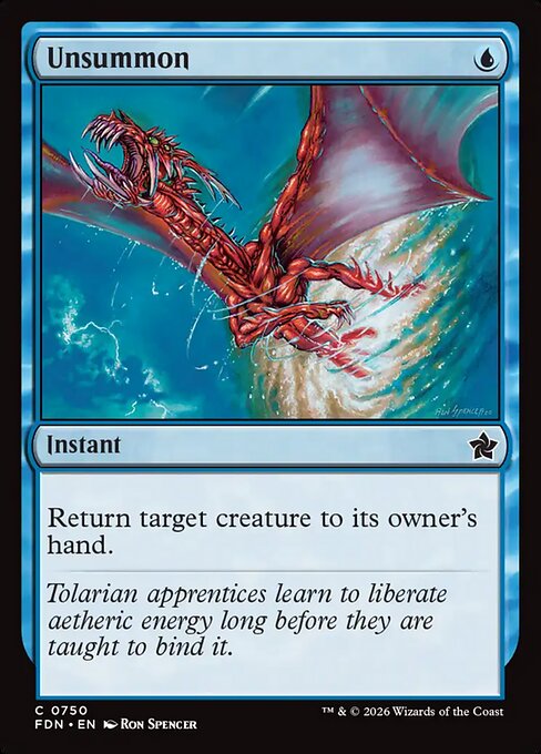 Unsummon highlighted card art