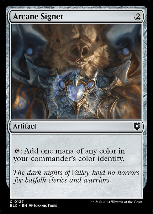 Arcane Signet from Bloomburrow Commander