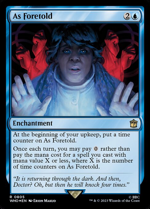 As Foretold highlighted card art