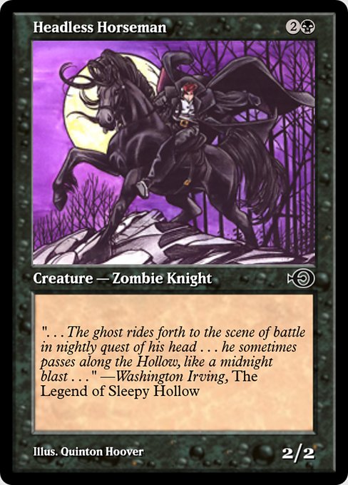 Headless Horseman highlighted card art