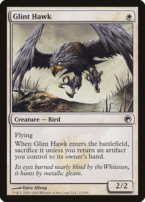 Glint Hawk highlighted card art