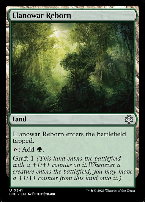 Llanowar Reborn highlighted card art