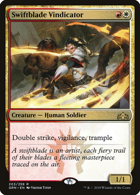 Swiftblade Vindicator from Guilds of Ravnica