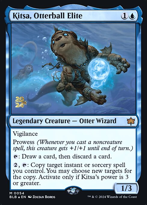 Kitsa, Otterball Elite highlighted card art